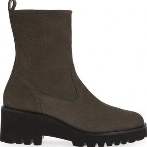 Paul Green Newbury Bootie in Iron Grained Boots size 7.5 M new $495 Shoes NWOB